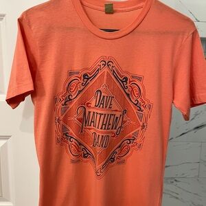 AUTHENTIC VINTAGE DMB Ladies Concert T-shirt Coral NEVER WORN Size L